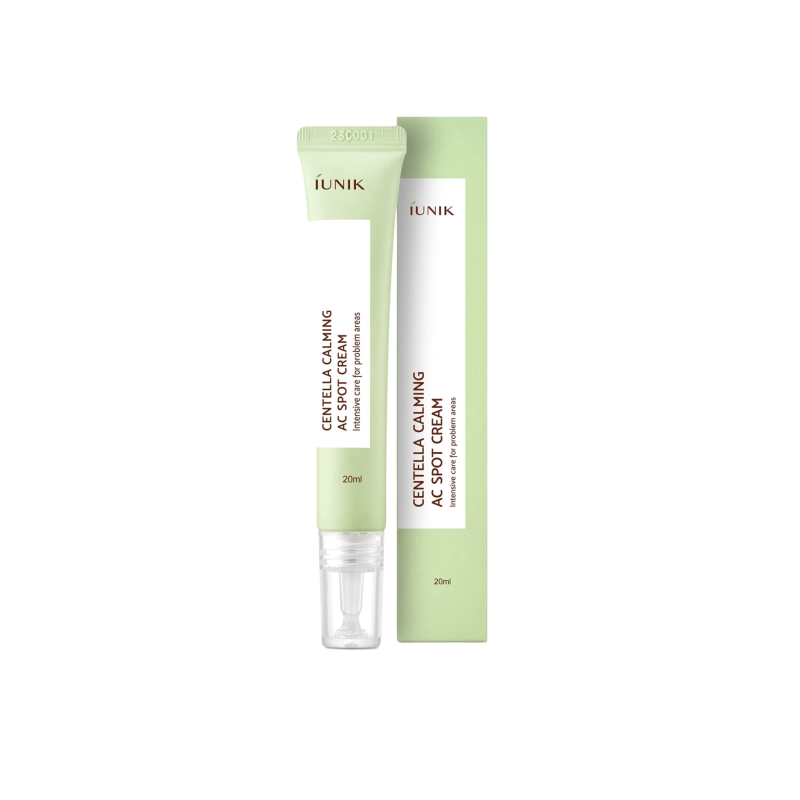 IUNIK Centella Calming AC Spot Cream 20ml | AHA BHA PHA Salicylic Acid Niacinamide Cream