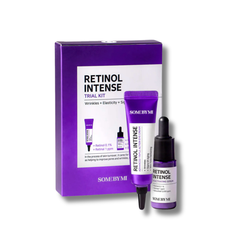 Some By Mi Retinol Intense Trial Kit for Smoother, Glowing Skin | Serum and Eye Cream