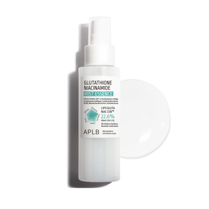 APLB Glutathione Niacinamide Mist Essence 105ml | Revitalize for gentle and improve skin texture