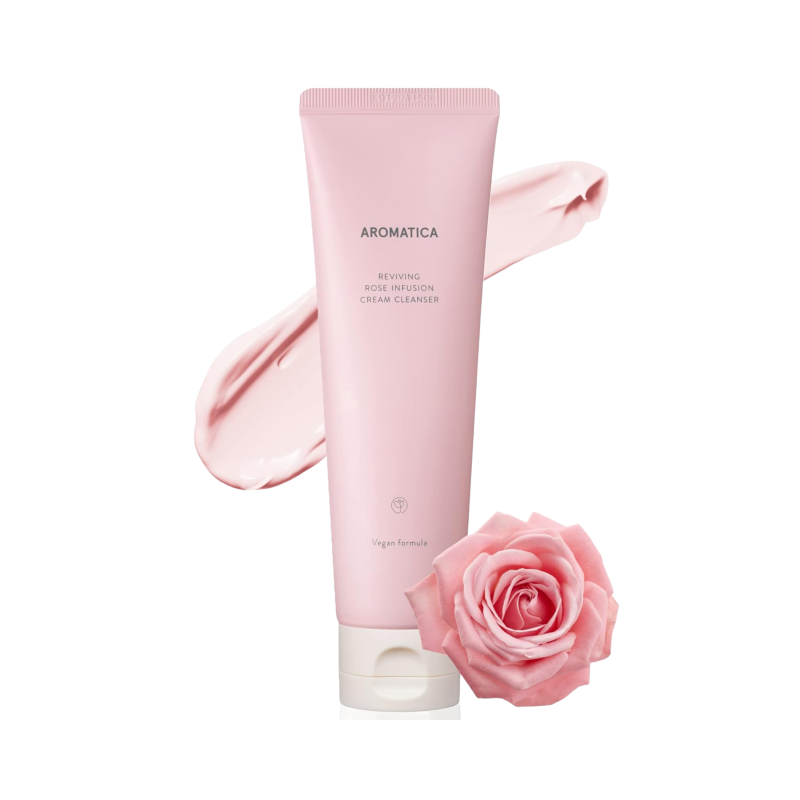 Aromatica Reviving Rose Infusion Cream Cleanser 145g